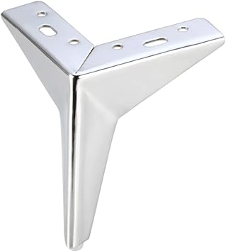 Amazon Com Hoowen Furniture Legs 6 Metal Sofa Legs Silver
