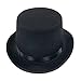 YIDAMY Kids Deluxe Black Magician Costume Top Hat