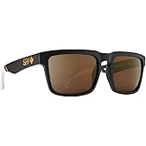 Spy Optic Helm, Square Sunglasses, Color and Contrast Enhancing Lenses
