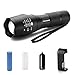BINWO LED Flashlight Super Bright 2000 Lumen Rechargeable Flashlight, CREE T6 Flashlight with 5 Modes, Zoomable Waterproof Flashlight Torch Light for Hiking, Camping and Outdoor Activities