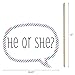 Big Dot of Happiness Chevron Baby Gender Reveal - Photo Booth Props Kit 20 Count