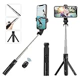 Selfie Stick, EEPIRR Extendable Selfie Stick Tripod with Built-in Bluetooth Remote for iPhone X/iPhone 8/8 Plus/iPhone 7/7 Plus/iPhone 6 Plus, Galaxy S9/S9 Plus/S8/S8 Plus/S7/Note 8, Huawei, More