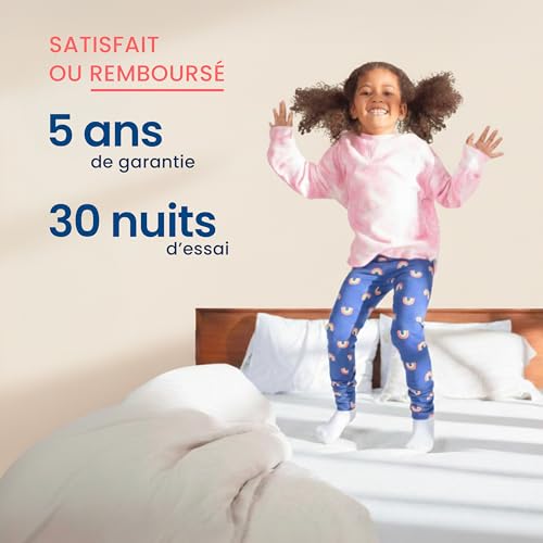 Mattress Topper 140 x 200 cm - Memory Foam ViscoSoft 5 cm, Soft Comfort, Relieves Pressure Points, Optimal Support, Removable and Hypoallergenic Bamboo Cover