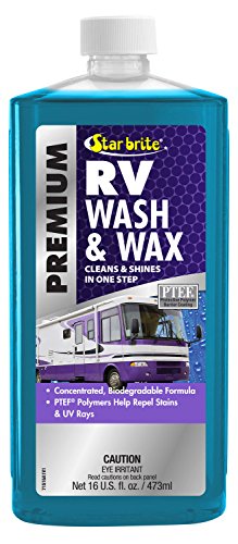 Star brite Premium RV Wash & Wax w/PTEF (71500) One Step Concentrated Cleaner - 16 oz