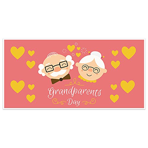Amazon Com Pink And Yellow Happy Grandparents Day Banner Handmade