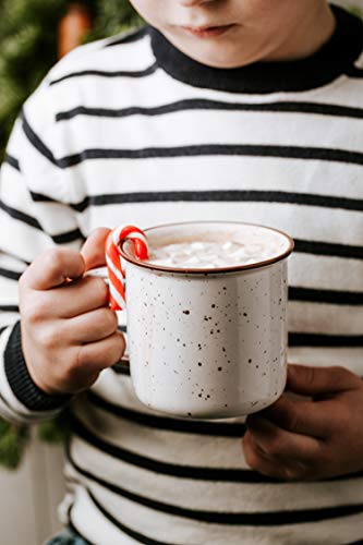 image for Comfify Ceramic Speckled Campfire Mug - Set of 6 Multicolored Coffee C