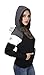 Harley-Davidson Womens Nomadic Roots Raglan Fleece Full Zip Black Hoodie