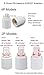 15-Pack 4P Gx24q to E26 Lamp Base Converter,15.5mm G24Q to E26/e27, Gx24q to E26 Adapter,Lamp Holder Converter, Rohs,Need Bypass Ballast.