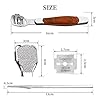 VEGCOO-Foot-Scraper-Stainless-Steel-Foot-File-Hard-Skin-Remover-Blade-for-Foot-Callus-Shaver-Heel-Dead-Hard-Skin-Remover-for-Hand-Feet-Pedicure-Foot-Care-Tool-with-20-Blades VEGCOO Foot Scraper, Stainless Steel Foot File Hard Skin Remover Blade, for Foot Callus Shaver Heel Dead Hard Skin…