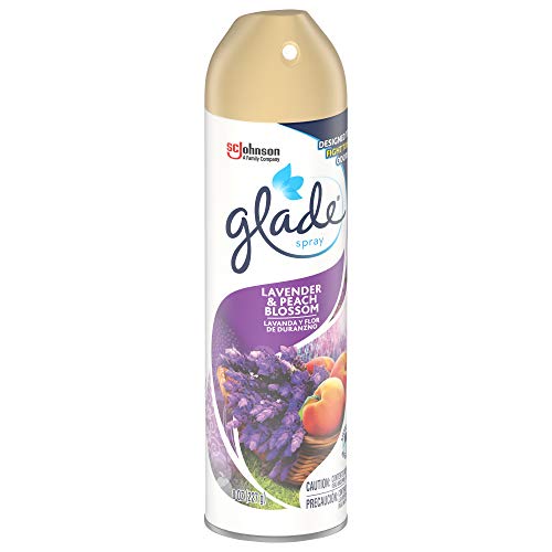 Glade Air Freshener, Room Spray, Lavender & Peach Blossom, 8 Oz, 12