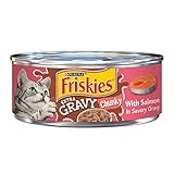 Purina Friskies Gravy Wet Cat Food, Extra Gravy Chunky With Salmon in Savory Gravy - (24) 5.5 oz. Cans