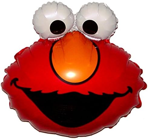 Fantastic Floatables Levitating Sesame Street Elmo Head 20 inch Flying Floating Anti-Gravity Toy HOVERS in MID-AIR - Interactive & Educational String-less Pet Balloon for Kids & Adult Indoor Events