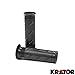 Krator Black Motorcycle Handle Bar Hand Grips 7/8
