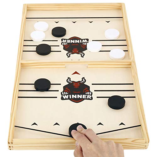 Sling Foosball Fast Sling Puck Game Large Size Portable Slingpuck Board
