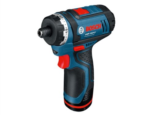 Bosch Professional Gsr108Li 108V Cordless LiIon Drill Driver with Hex in LBox