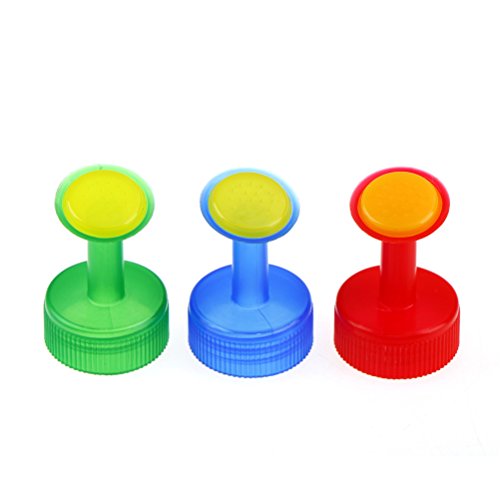 Bloomeet 3 PCS Plastic Portable Water Spray Nozzles Watering Bottle Cap Sprinkler Heads Accessories for Houseplants Flowers