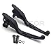 HONGK- Parts Black Brake Clutch Hand Levers Compatible with 2008-2013 Touring and Trike Models 2014-later FLHR and FLHRC (Does NOT fit Models Equipped with Hydraulic Clutch) [B01BI7ZUDK]