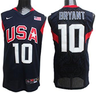 Team USA Basketball 10 Bryant Blue Jersey Size-S