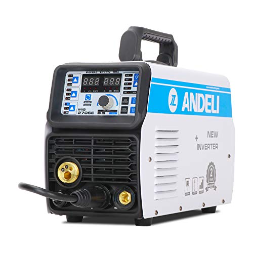 ANDELI 250Amp MIG Welder, MIG-270SE 110V/220V Dual Voltage,Gas Gasless Mig  Welding Machine Mig/Lift Tig/Stick 3-In-1 Multiprocess Welder in Oman |  Whizz MIG Welding Equipment