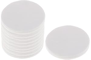 dailymall 100x Microwave Kiln Glass Fusing Paper Ceramic Fiber Round Papers 115mm Dia