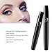 3D Mascara Fiber Lashes, Premium Fiber Mascara Best for Thickening & Lengthening, Long Lasting, Non-Toxic Hypoallergenic Ingredients, Waterproof