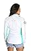 Harley-Davidson Womens Obscure Ice B&S Mock Neck Full Zip White Sweatshirt