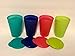 Tupperware 16oz Impressions Dripless Tumblers & Straw Seals Set of 4 Summer 2018 New