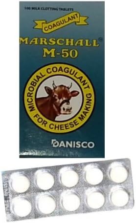 Vegetarian Rennet Tablets - Two 10 Tab Slips by Danisco