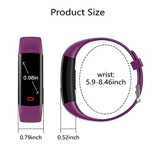 moreFit Fitness Tracker HR, Waterproof Activity Tracker Watch with