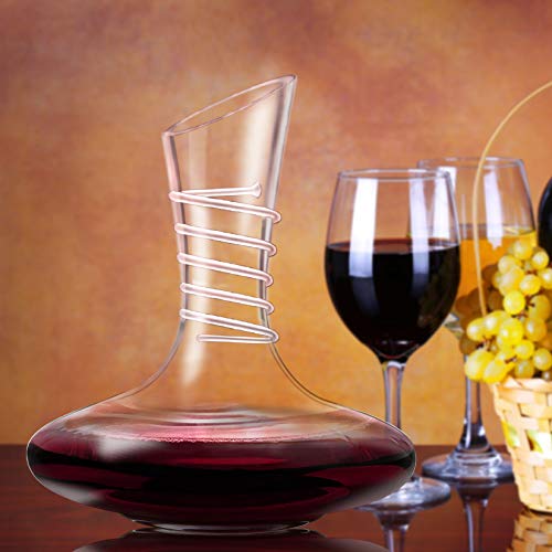 5 Decanter+Lead+Free+Crystal+Threaded+Accessories