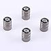 TK-KLZ 4Pcs Chrome Car Tire Valve Stem Caps for Kia SPORTAGE-R Sorento Rio Sorento CERATO K3 Optima K9 KX3 KX5 KX7 KX Cross Decorative Accessories
