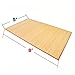 Venice Natural Bamboo 5' X 8' Floor Mat, Bamboo Area Rug Indoor Outdoor