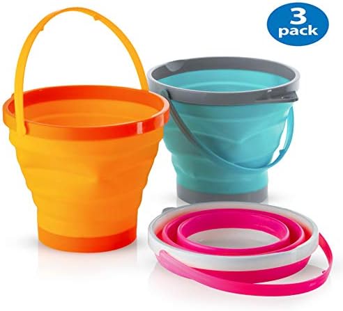 collapsible beach bucket