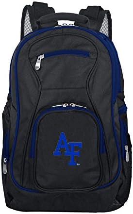 NCAA Colored Trim Premium Laptop Backpack, Measures 19-inches, Everyday Sports Backpack with Padded Shoulder Straps, Ideal for Travel, School, College, Business