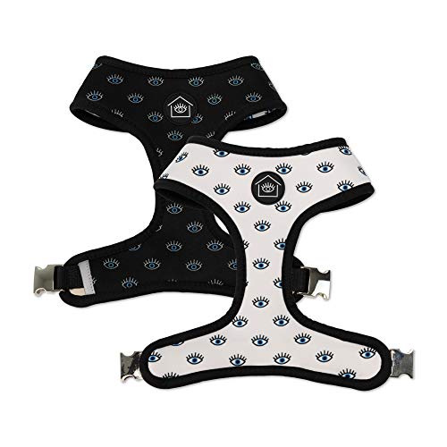 Now House for Pets by Jonathan Adler Now House Wink Reversible Harness, Large | Stylish, Fashionable, Functional Way to Keep Your Dog Looking Great | Cute, Adorable Dog Accessories for Pets
