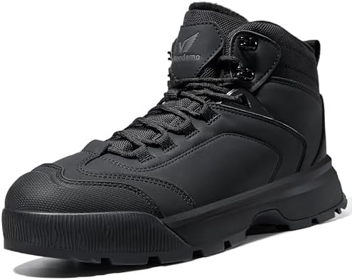 Hike Barefoot Winter Boots NWT Black Fur Lined Zero Drop EU 44 US 10 Wide Toe Amazon.com | Men main image 3