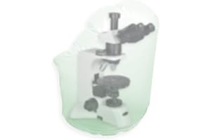 BEMAXYE Microscope Dust Cover Fit Full Size Standard Microscopes - Lab lensmeter Instruments Accessories, PVC, 19.3"x10.2"x9.7"