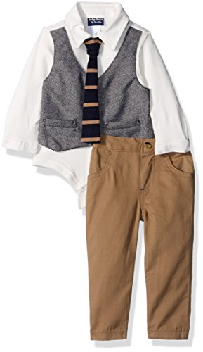 Boyzwear baby boys  2 piece creeper with mock vest and …