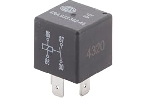 HELLA 933332451 Relay, Main Current - 12V - 4-pin Connector