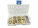 HVAZI 160PCS M2.5 Brass Spacer Standoff/Stainless Steel Screw/Nut Assortment Kit,Male-Female