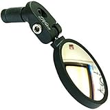 Hafny Bar End Bike Mirror, Stainless Steel Lens, Safe Rearview Mirror