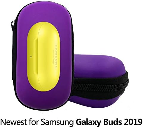 SibyTech Protective Carrying case for Samsung Galaxy Buds 2019, Full Body Protect case, Anti-lost & Shockproof, the Newest Accessories Design for Samsung Galaxy Buds 2019 (Purple)