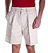 Creekwood Elastic Waist Twill Shorts for Big & Tall Men – 100% Pure Cotton