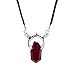 LUREME Vintage Pendant Necklace Perfect Amulet Gift Costume Jewelry-Red (nl005564-1)