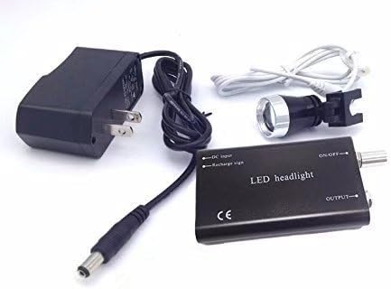 Ocean Aquarius Black Color LED Head Light Lamp Oral Surgical LED Clip On Head Light for Surgical Medical Binocular Loupes