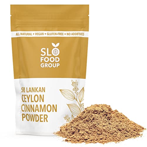 Slofoodgroup Ceylon Cinnamon Powder- Premium Quality Cinnamon Powder from Sri Lanka (4 oz Ceylon Cinnamon Powder .25 lb)