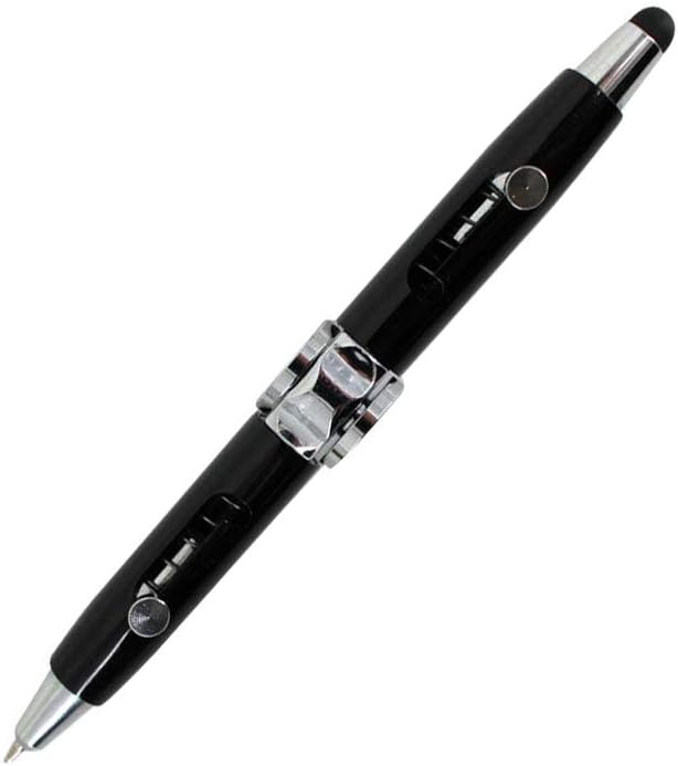 Multi-functional 3 in 1 Hand Rotating Pen Anti-anxiety Rotator Toy Pen for Writing, Touch Screen and Decompression Rotating Adult Children's Toys to Relieve Stress Boring ADHD Autism
