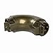 90-Degree Corner Bend, Fixed Angle, Antique Brass Finish, for Promenaid Handrail System Only