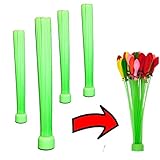4 bunches Magic Water Balloons Straws Sticks: DIY! Make 140 Water Bunch of Balloons Yourself, Balloons not Included!