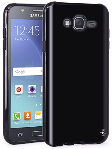 J5 Case, LK Ultra [Slim Thin] Scratch Resistant TPU Rubber Soft Skin Silicone Protective Case Cover for Samsung Galaxy J5 2015, Black